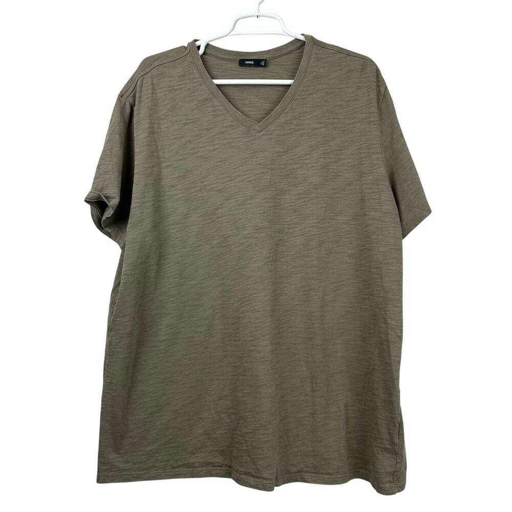 Vince V-Neck Short Sleeve T-shirt XXL